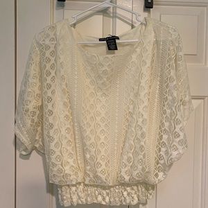Lace shirt NWOT